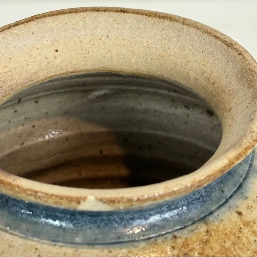 Cedar Swamp Stoneware Co Honey Pot Jar Handmade Pottery